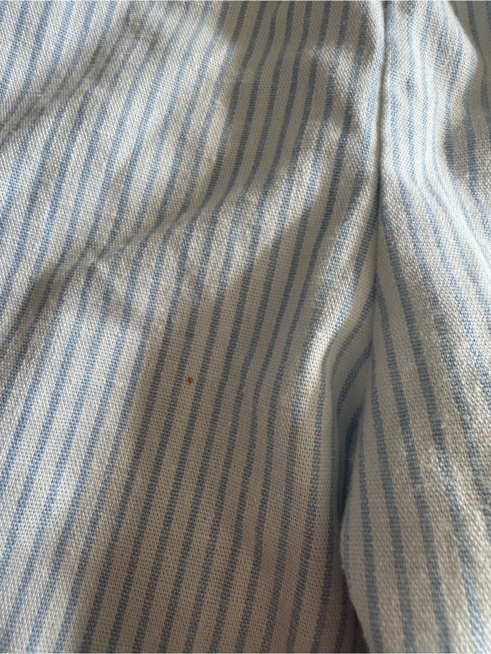 Vintage Baby Boys Light Blue Striped Romper with Puppy Applique - Picture 2 of 4
